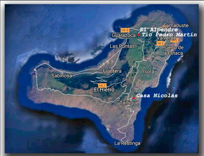 Localización de las casas